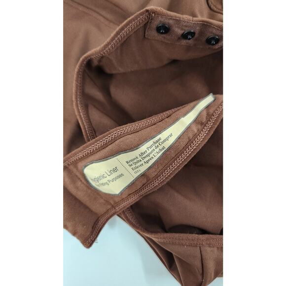 Popilush The Shape Wear Long Sleeve Thong Slimming Bodysuit In Brown, Size Large - Picture 10 of 10